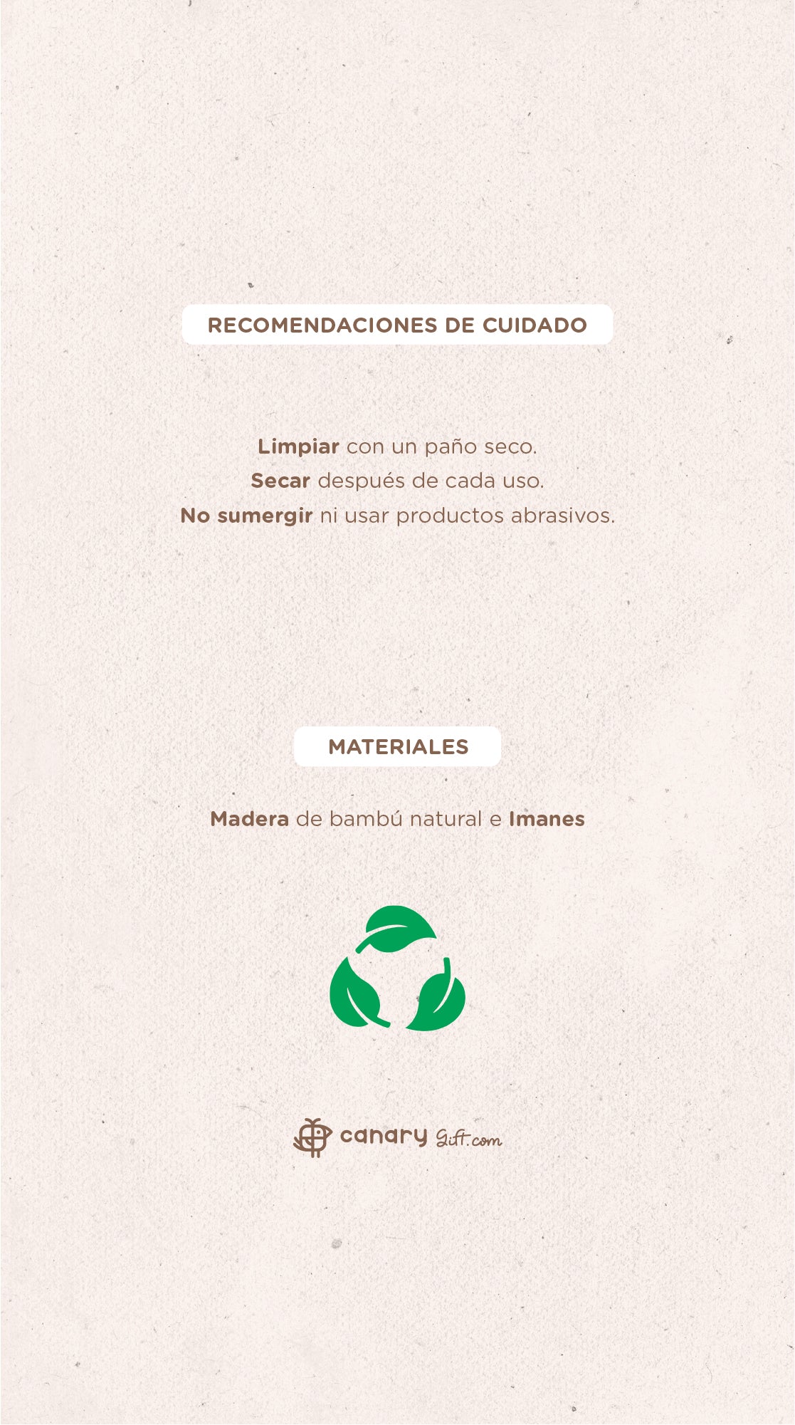 Abridor de botellas imantado de Tenerife en bambú | 5 diseños