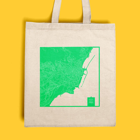 Totebag mapa Santa Cruz de Tenerife