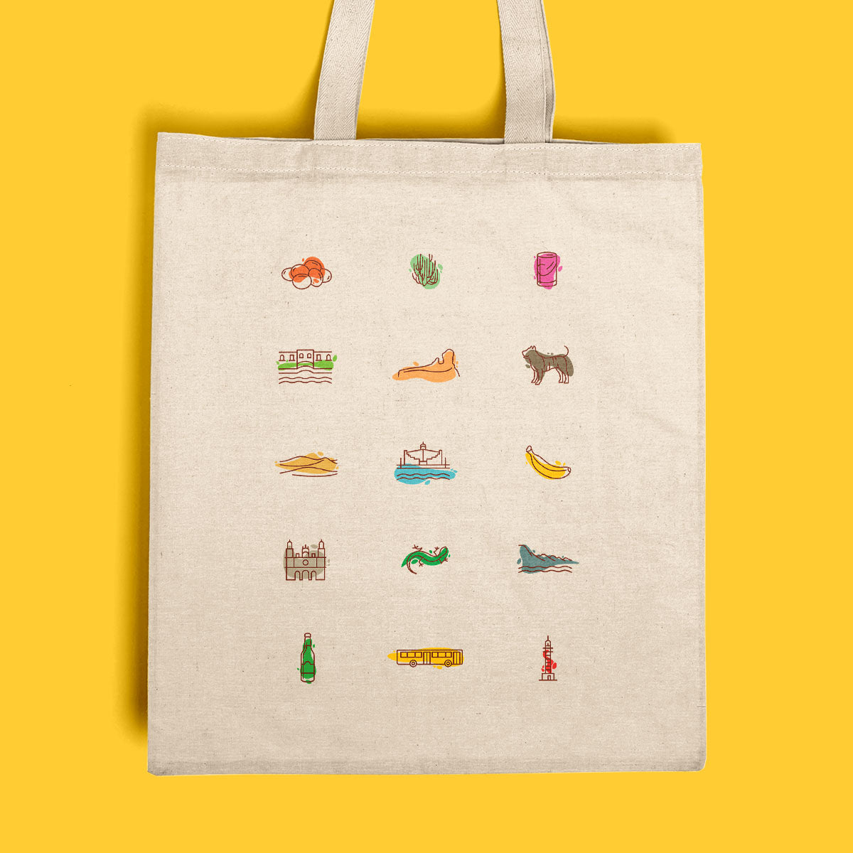 Totebag iconos Gran Canaria