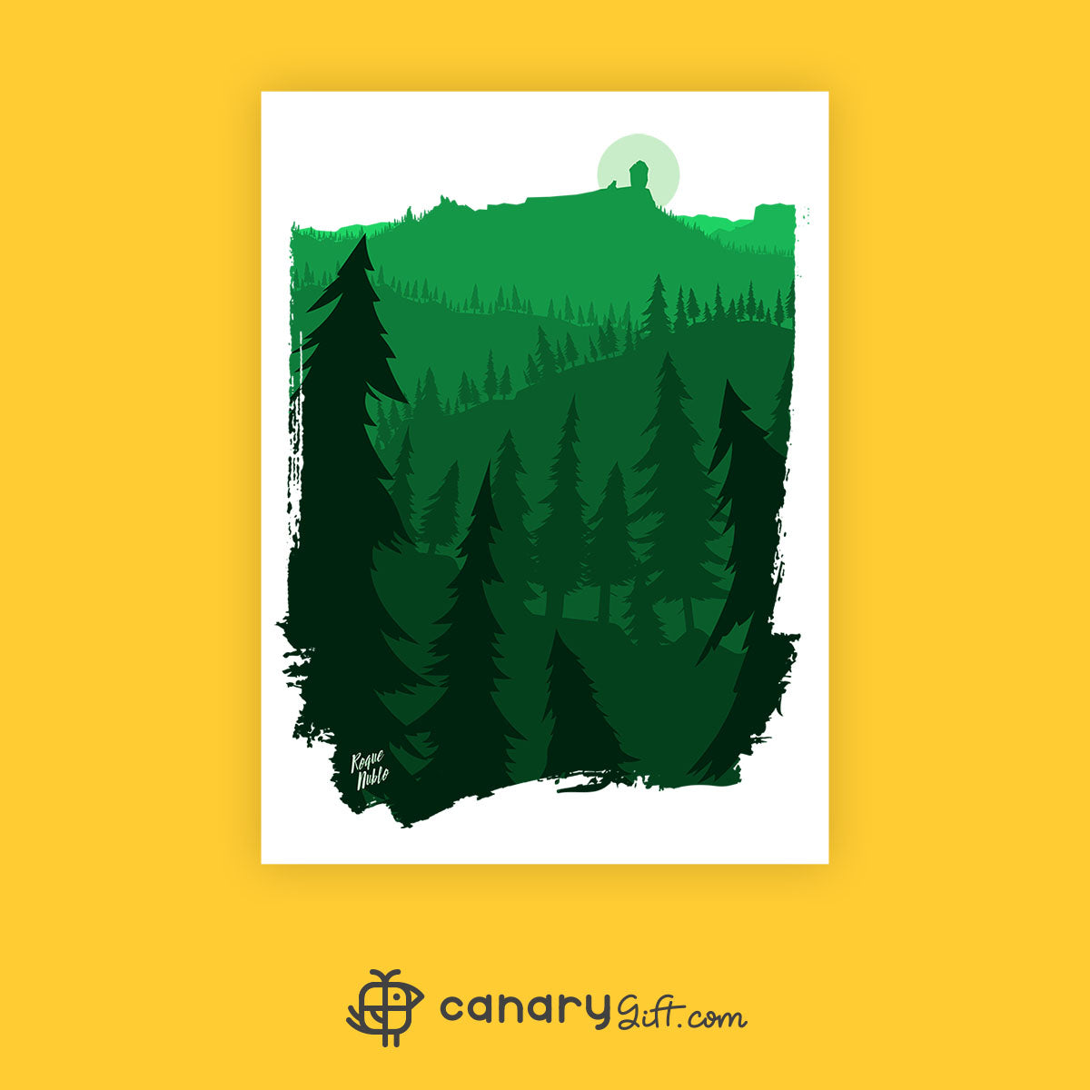 Póster Roque Nublo - Gran Canaria