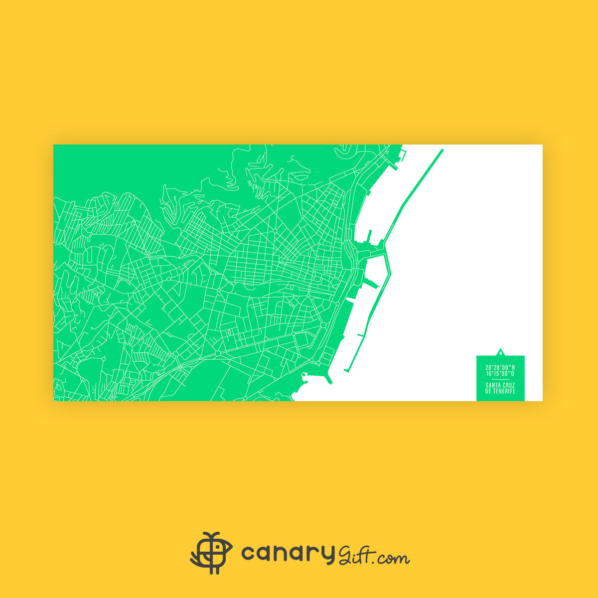 Mapa Santa Cruz de Tenerife