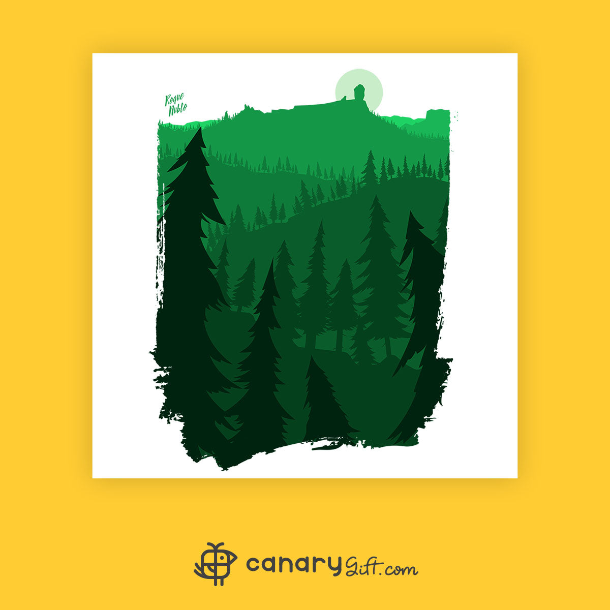 Póster Roque Nublo - Gran Canaria