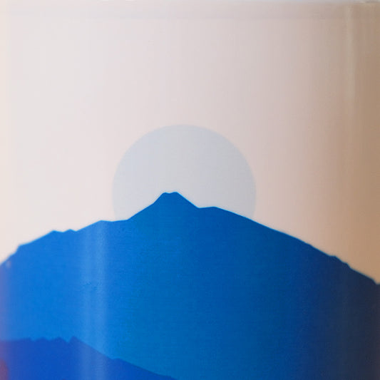 Taza: Silueta del pico del Teide, Tenerife