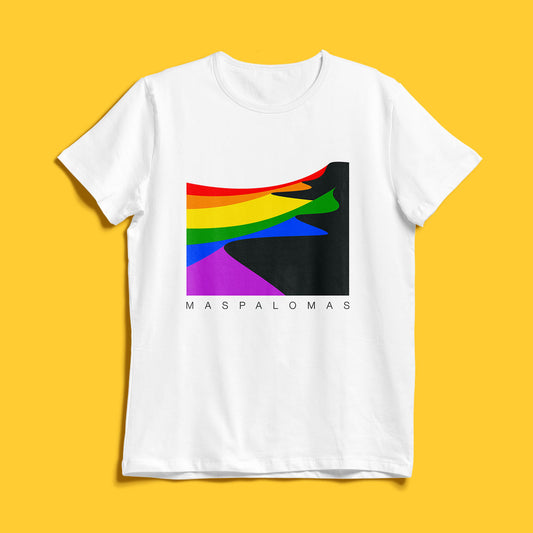 Camiseta blanca Dunas de Maspalomas - Gran Canaria
