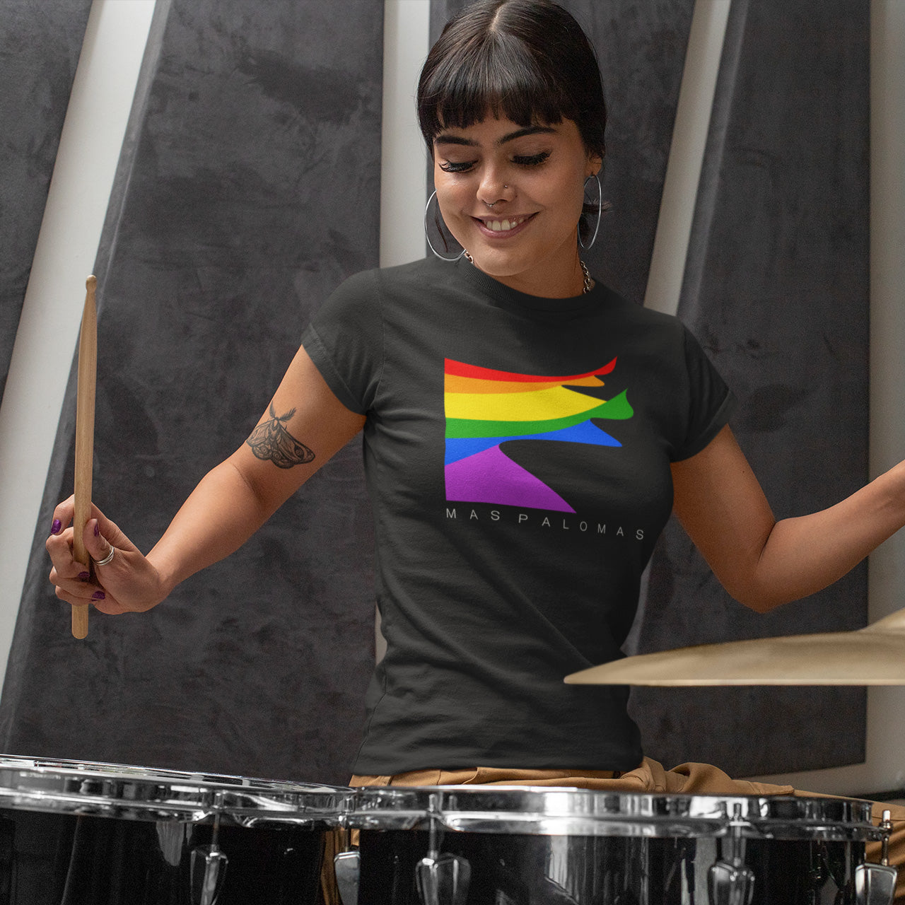 Camiseta negra Dunas de Maspalomas - Gran Canaria