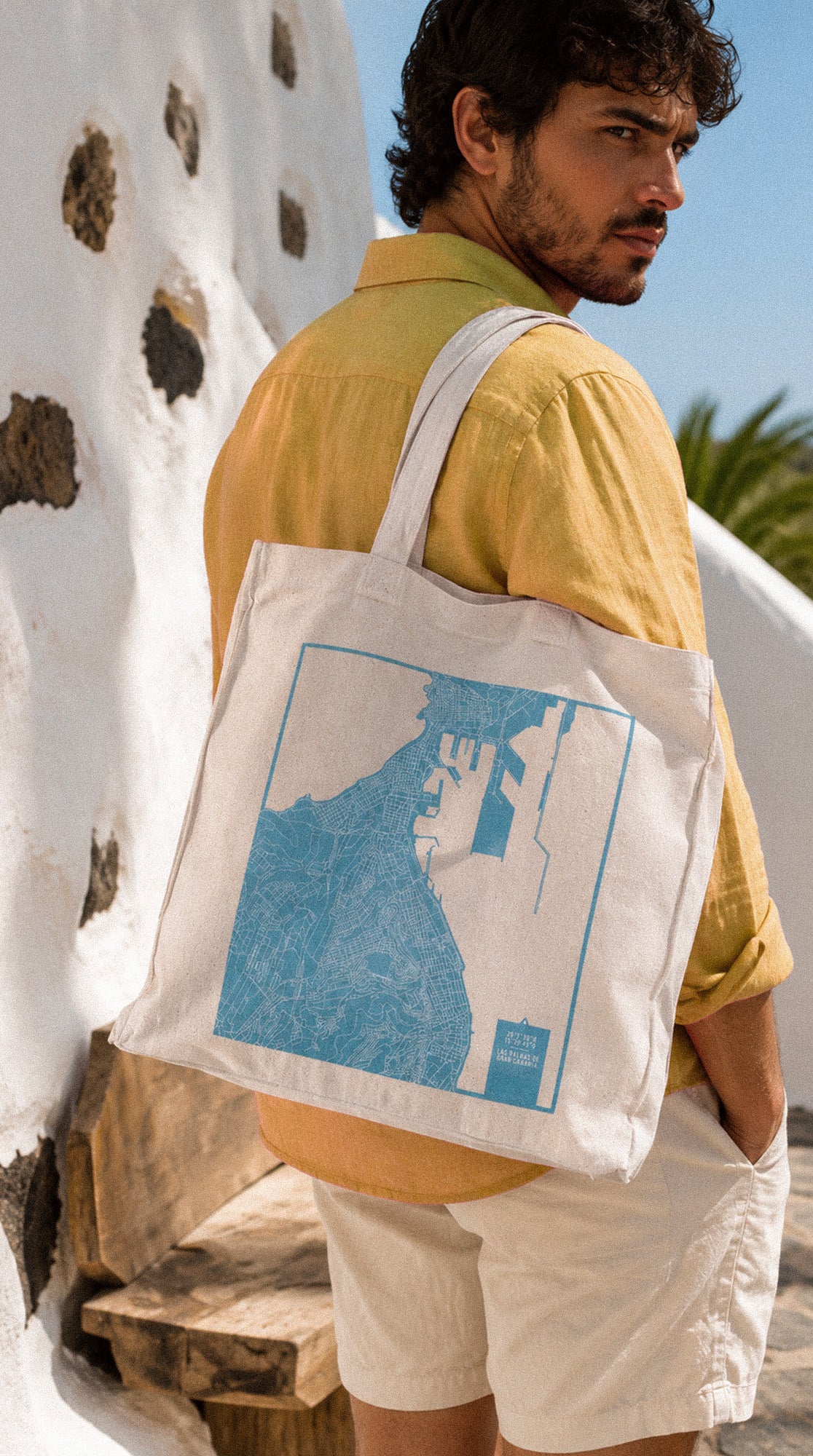 Bolso tote: mapa de Las Palmas de Gran Canaria