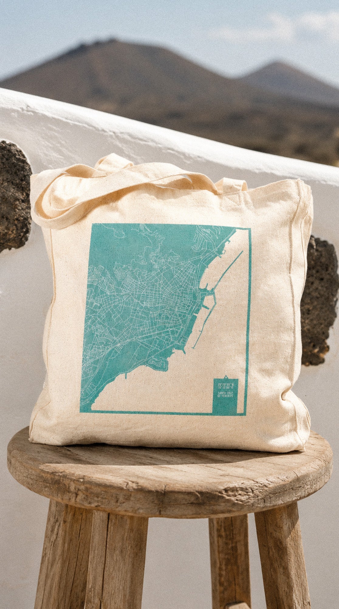 Bolso tote: mapa de Santa Cruz de Tenerife