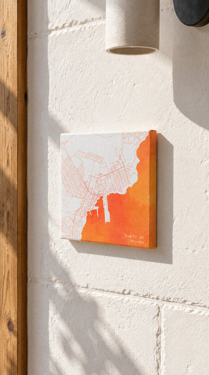 Cuadros en lienzo de Ciudades Canarias · 12x12cm