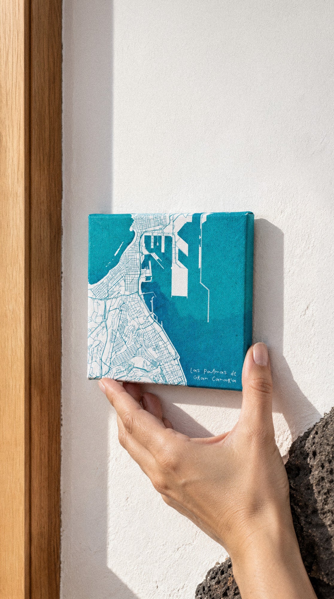 Cuadros en lienzo de Ciudades Canarias · 12x12cm