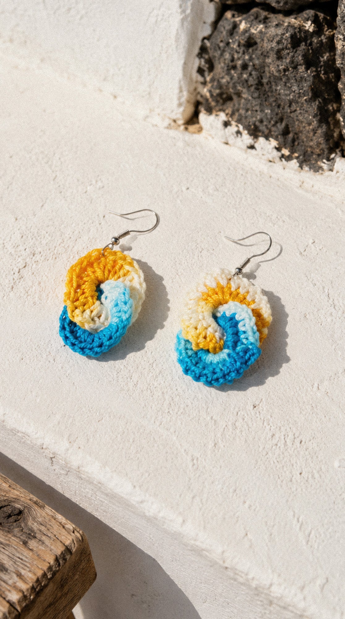 Pendientes de crochet Brisa