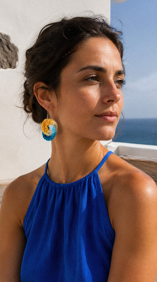 Pendientes de crochet Brisa