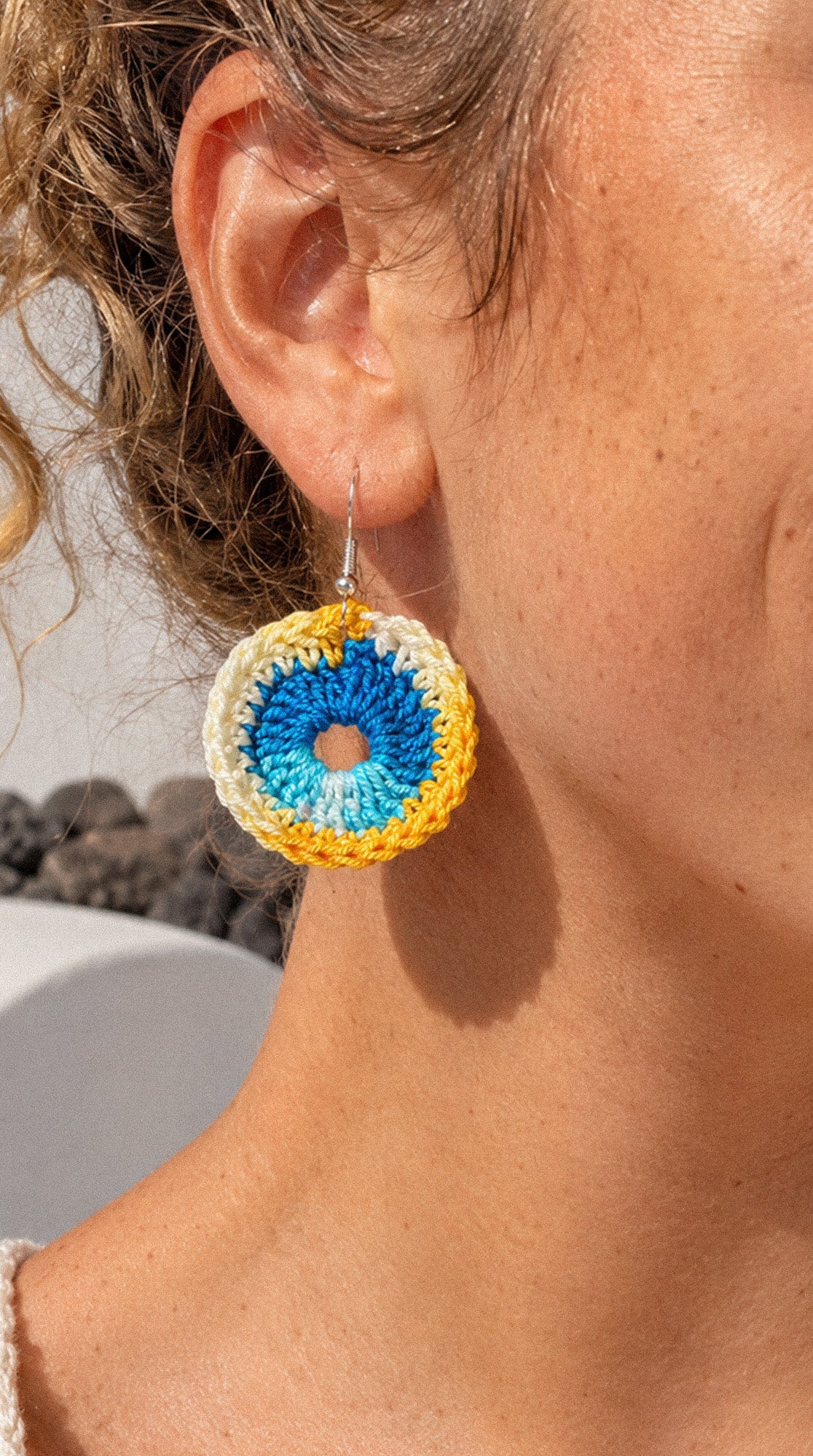 Pendientes de crochet Eclipse