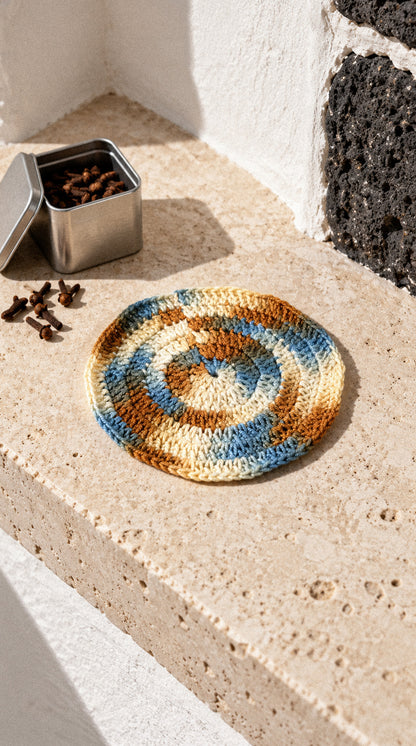 Posavasos de crochet hecho a mano