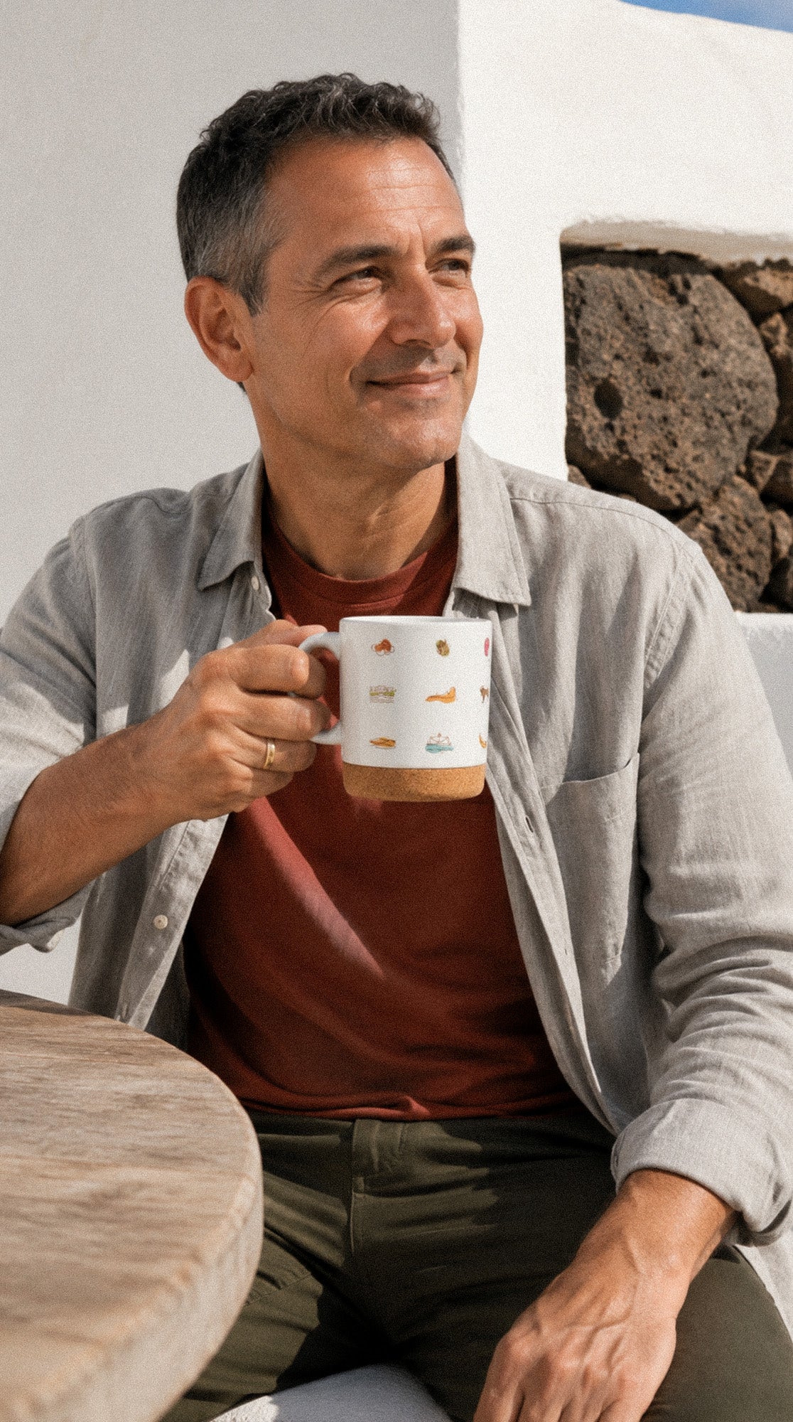 Taza: iconos de Gran Canaria