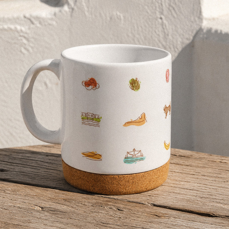Taza: iconos de Gran Canaria
