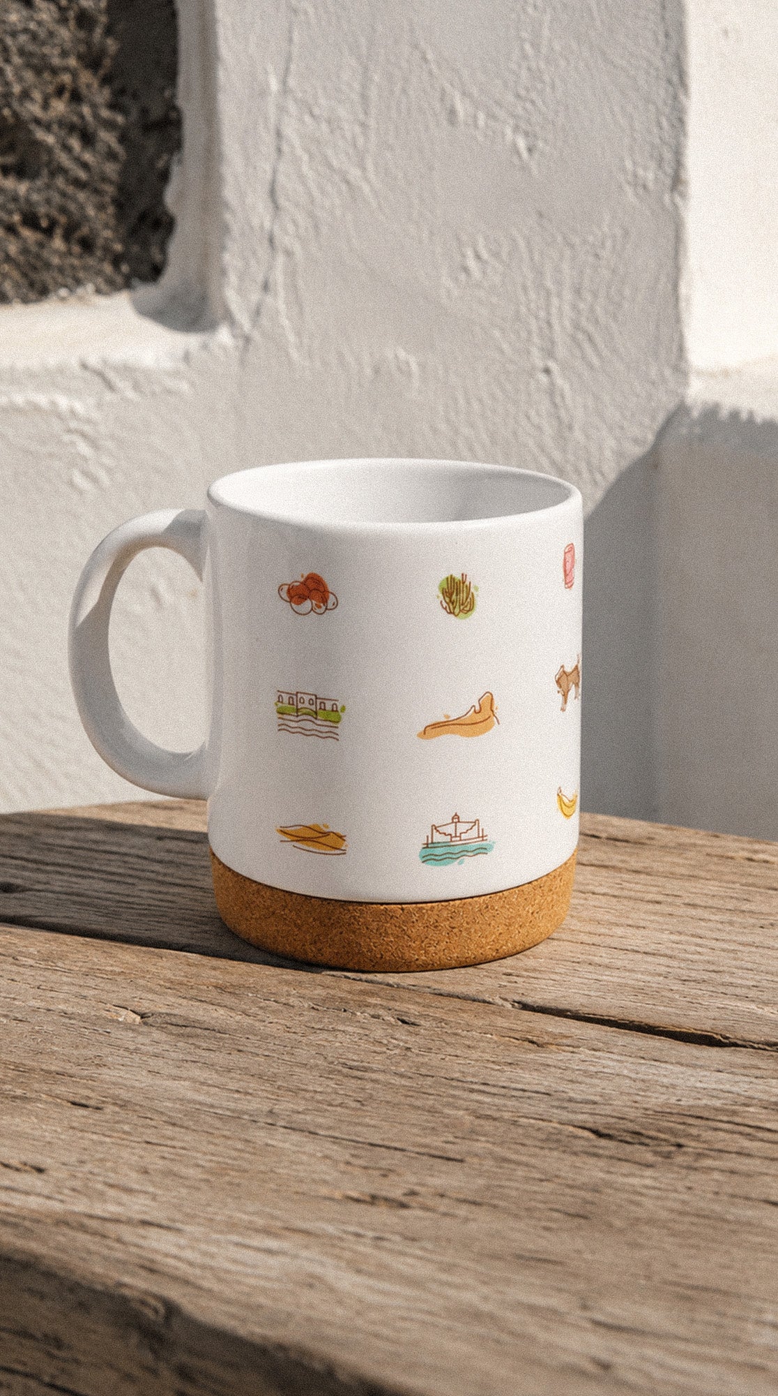 Taza: iconos de Gran Canaria