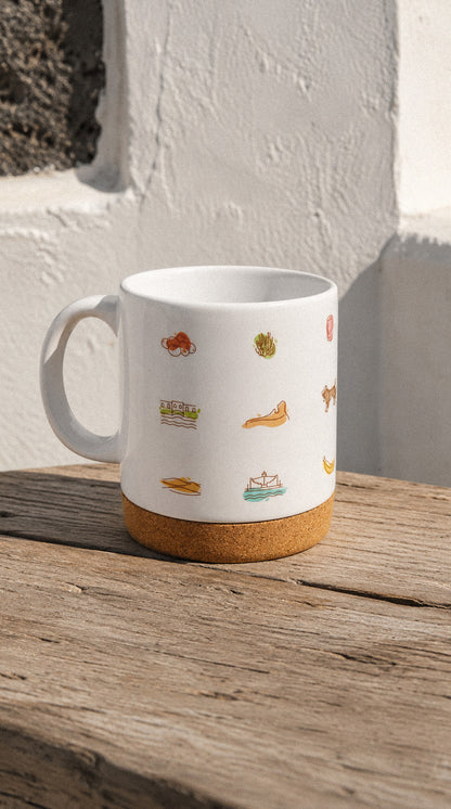 Taza: iconos de Gran Canaria