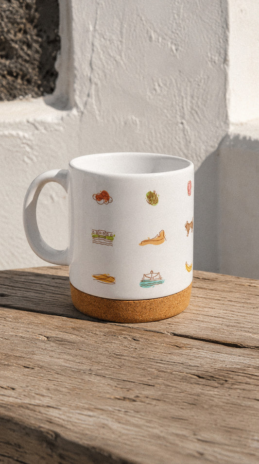 Taza: iconos de Gran Canaria
