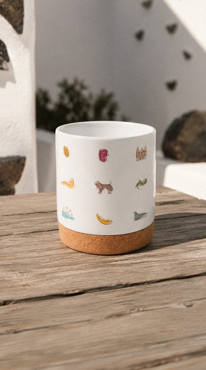 Taza: iconos de Gran Canaria