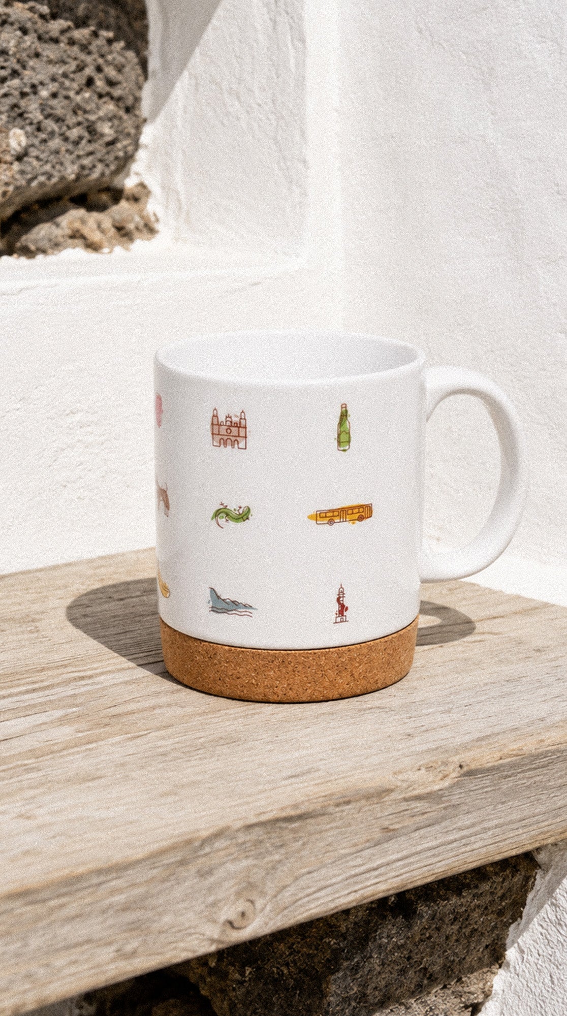 Taza: iconos de Gran Canaria
