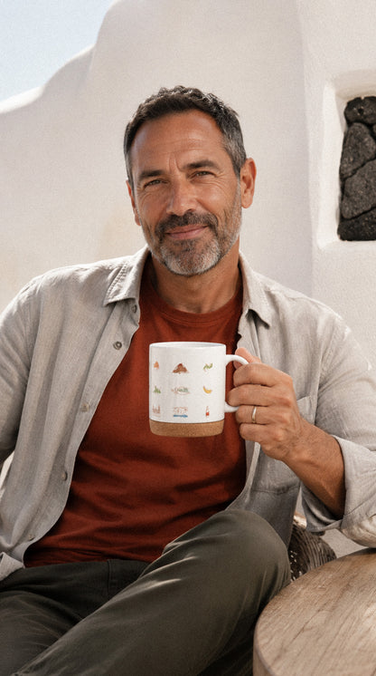 Taza: iconos de Tenerife