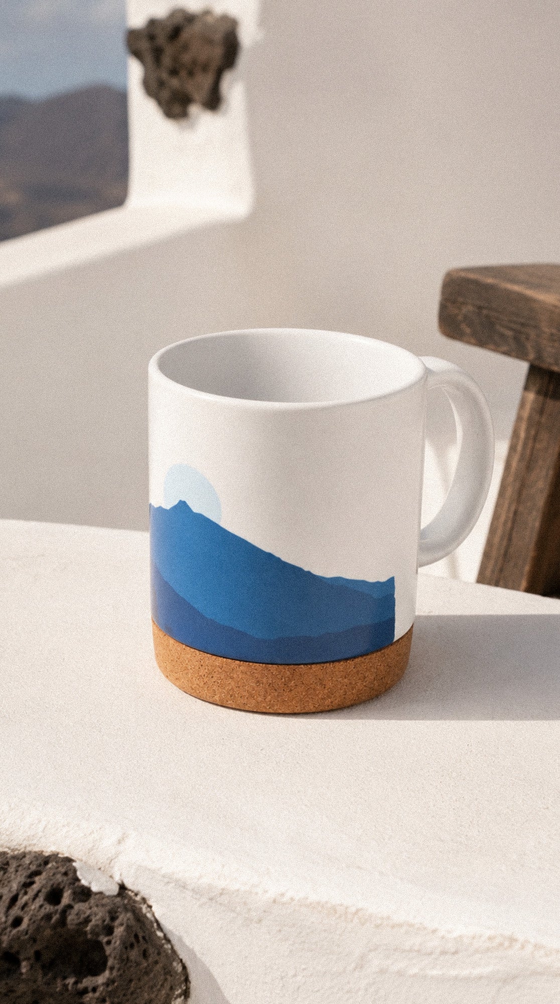 Taza: Silueta del pico del Teide, Tenerife