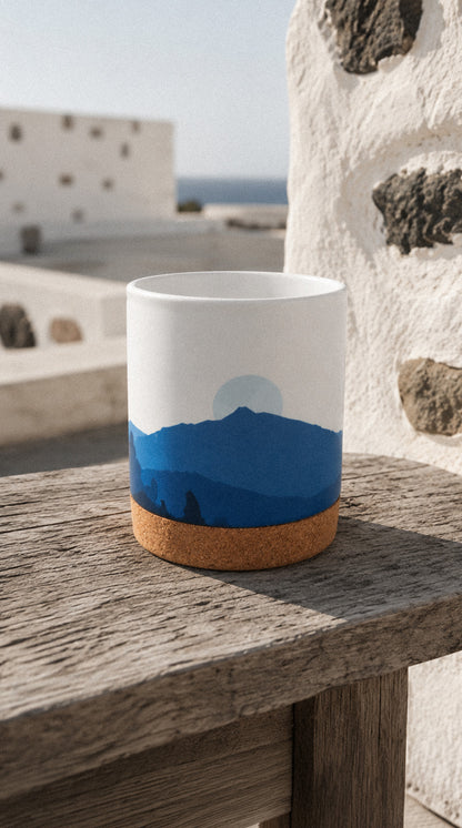 Taza: Silueta del pico del Teide, Tenerife