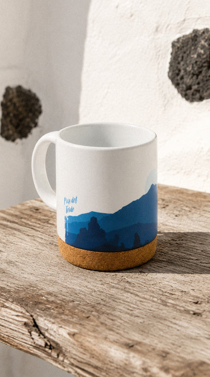 Taza: Silueta del pico del Teide, Tenerife