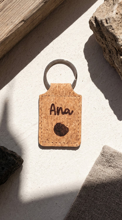 Llaveros canarios eco con tu nombre