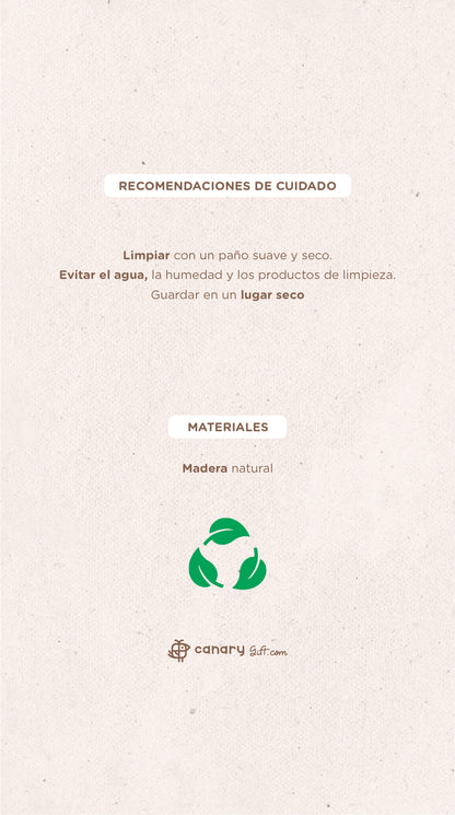 Bolas de Navidad de madera · Islas Canarias