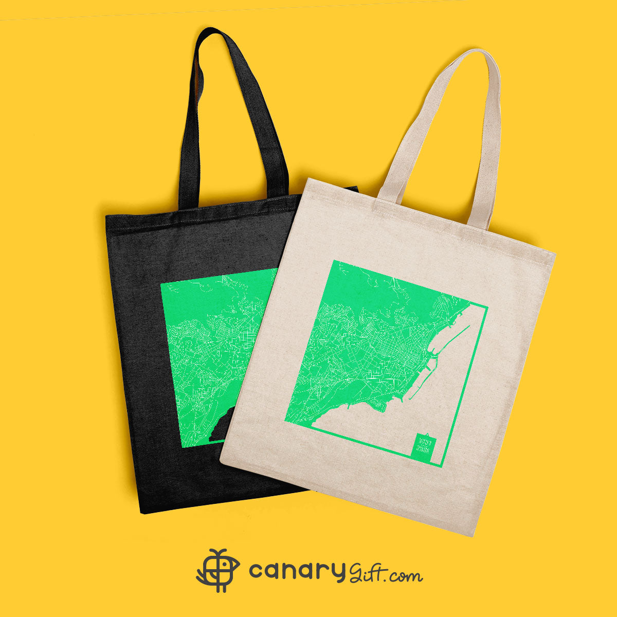 Bolso del mapa de Santa Cruz de Tenerife