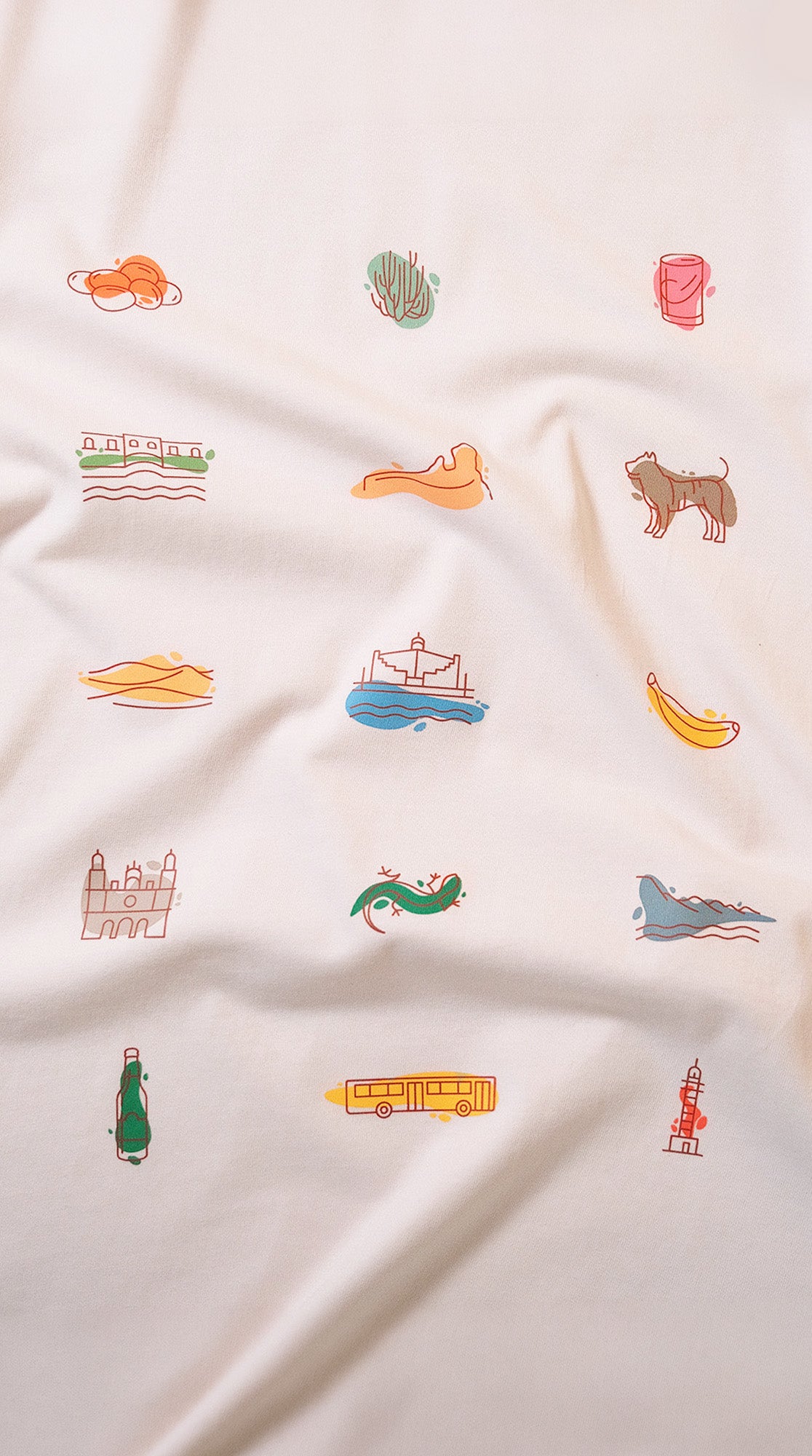 Camiseta eco: Iconos de Gran Canaria