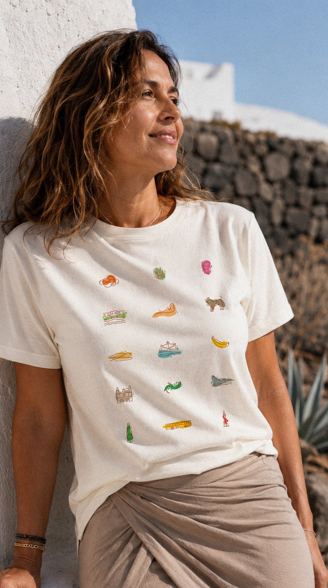 Camiseta eco: Iconos de Gran Canaria