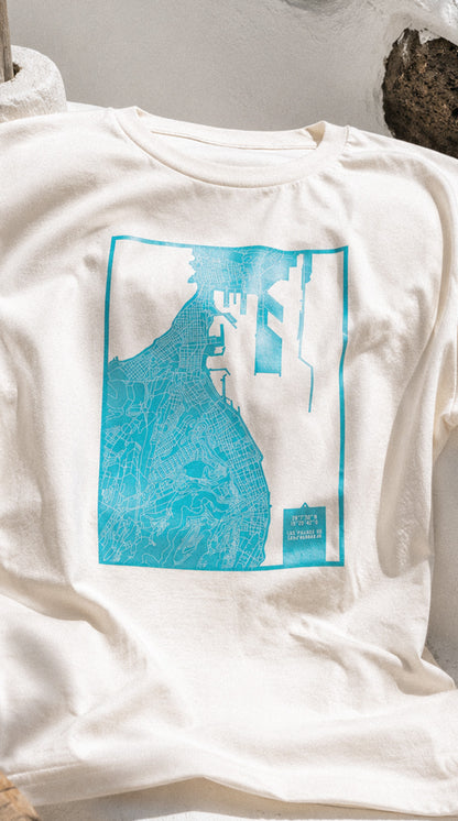 Camiseta eco: Mapa de Las Palmas de Gran Canaria