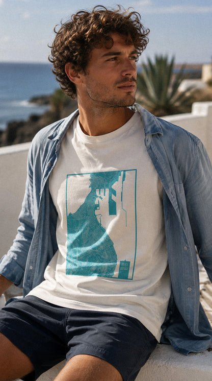 Camiseta eco: Mapa de Las Palmas de Gran Canaria