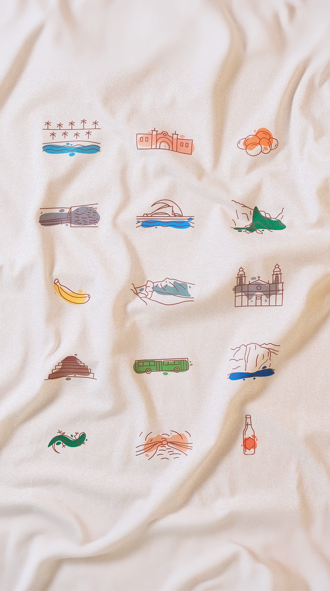 Camiseta Iconos de Tenerife