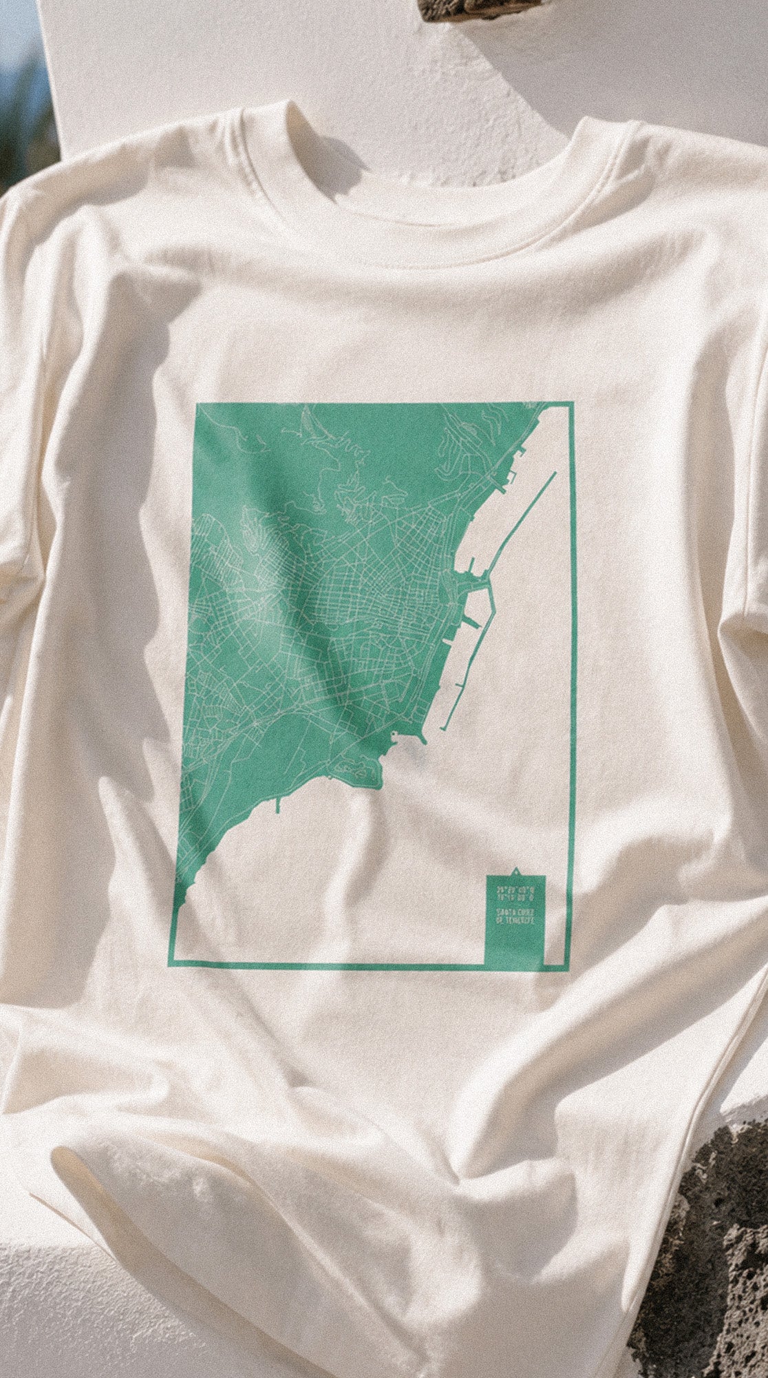 Camiseta eco: Mapa de Santa Cruz de Tenerife