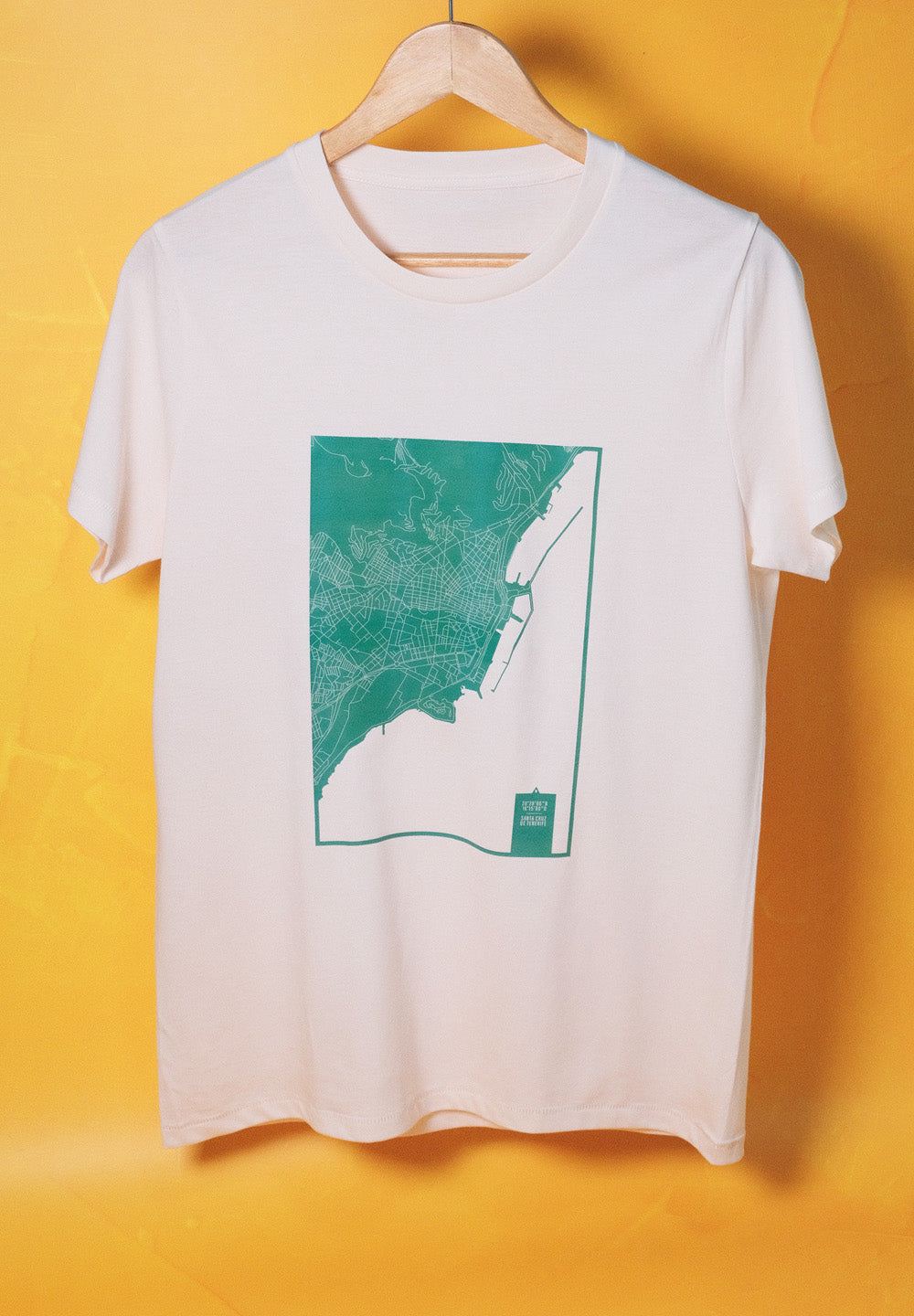 Camiseta eco: Mapa de Santa Cruz de Tenerife
