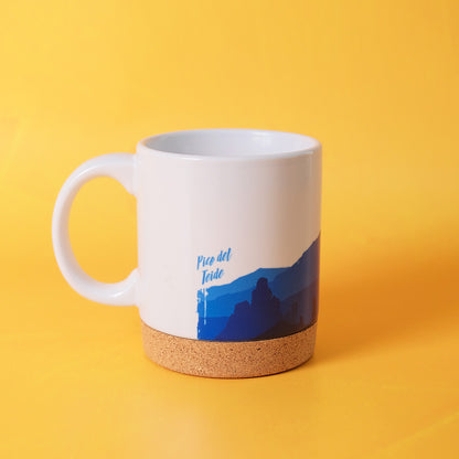 Taza: Silueta del pico del Teide, Tenerife