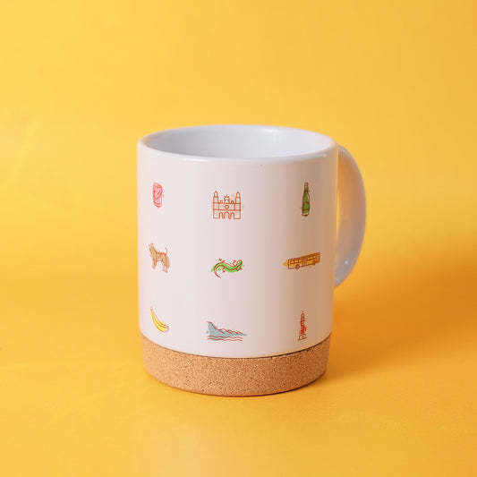 Taza con iconos de Gran Canaria