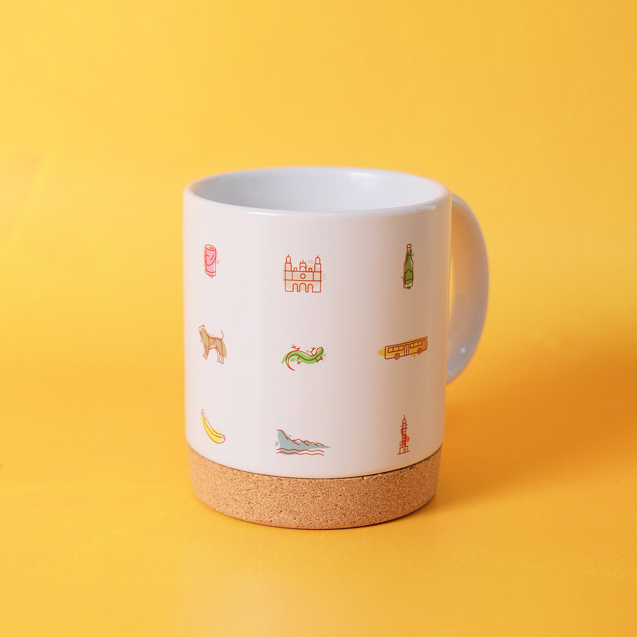 Taza: iconos de Gran Canaria