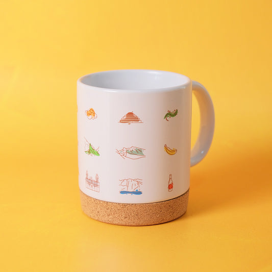 Taza: iconos de Tenerife