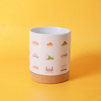Taza: iconos de Tenerife