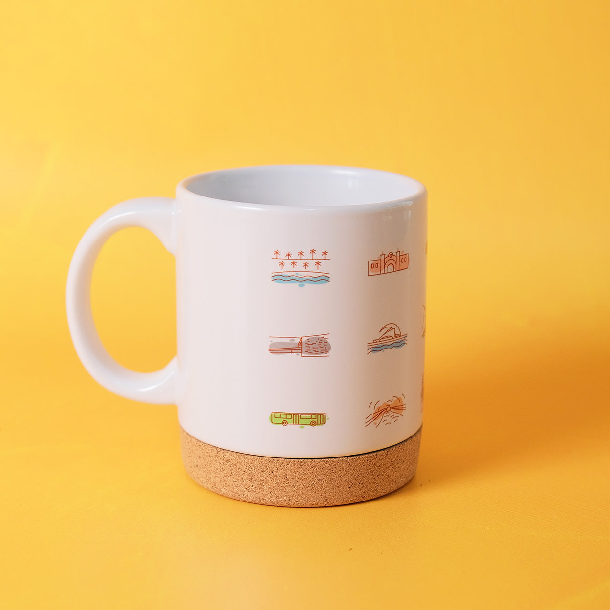 Taza: iconos de Tenerife