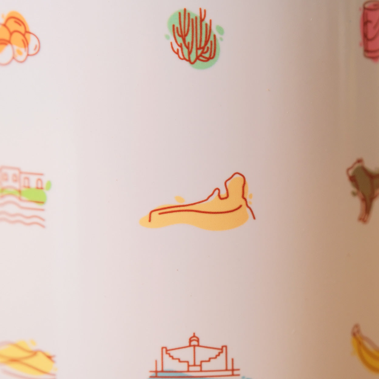 Taza: iconos de Gran Canaria