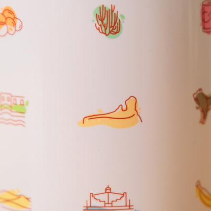 Taza: iconos de Gran Canaria