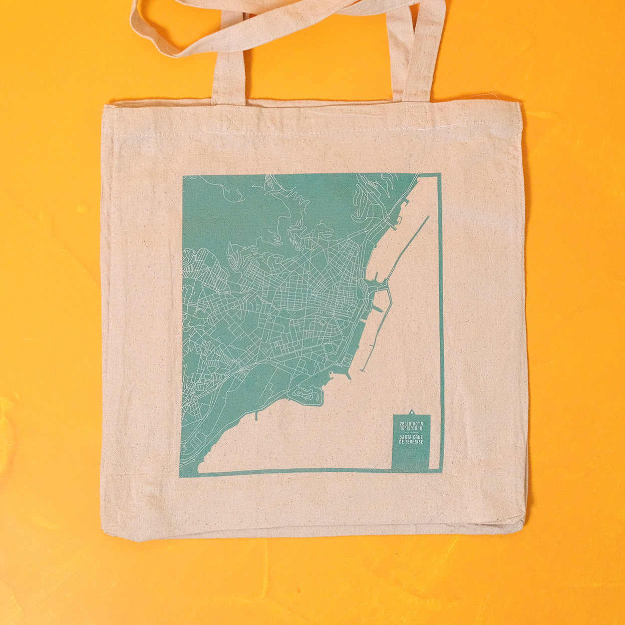 Bolso tote: mapa de Santa Cruz de Tenerife