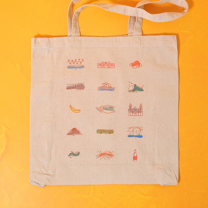 Bolso con Iconos de Tenerife