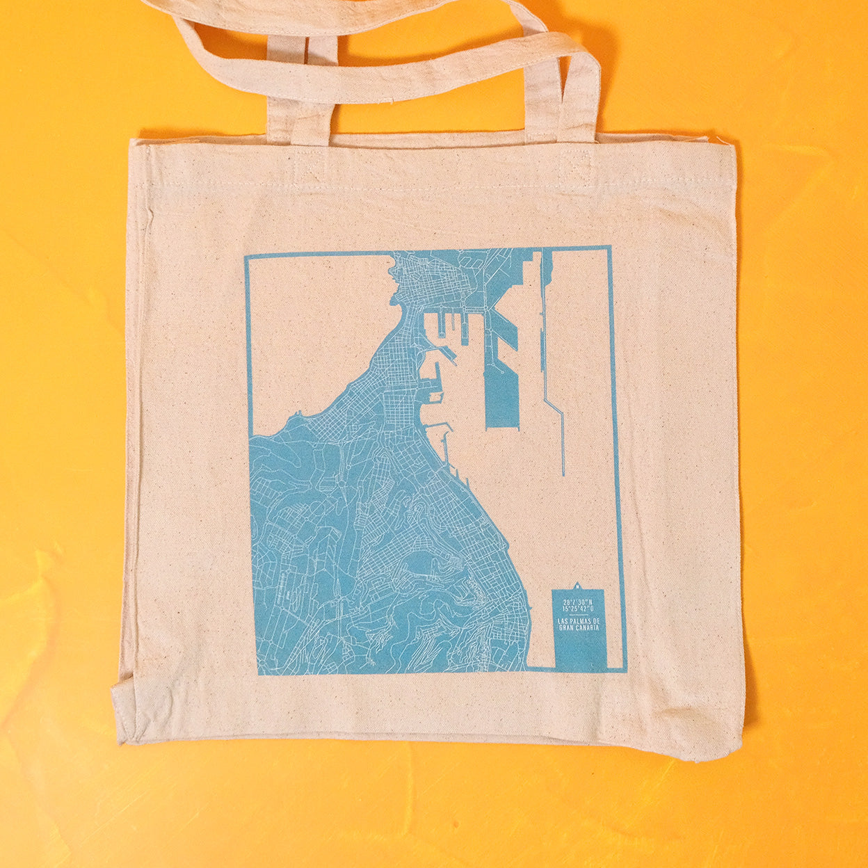 Bolso tote: mapa de Las Palmas de Gran Canaria