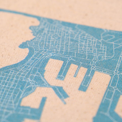 Bolso tote: mapa de Las Palmas de Gran Canaria